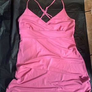 EXPRESS PINK DRESS — SUZE 11/12 — SPAGHETTI STRAPS